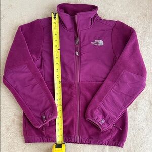 The North Face Girls Magenta Fleece Jacket - Size 10/12
